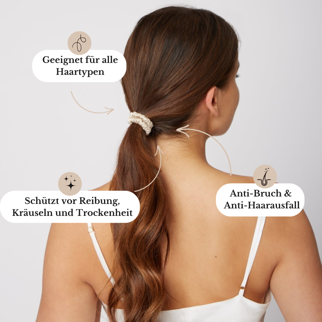 Kleines Haargummi aus 100 % Seide