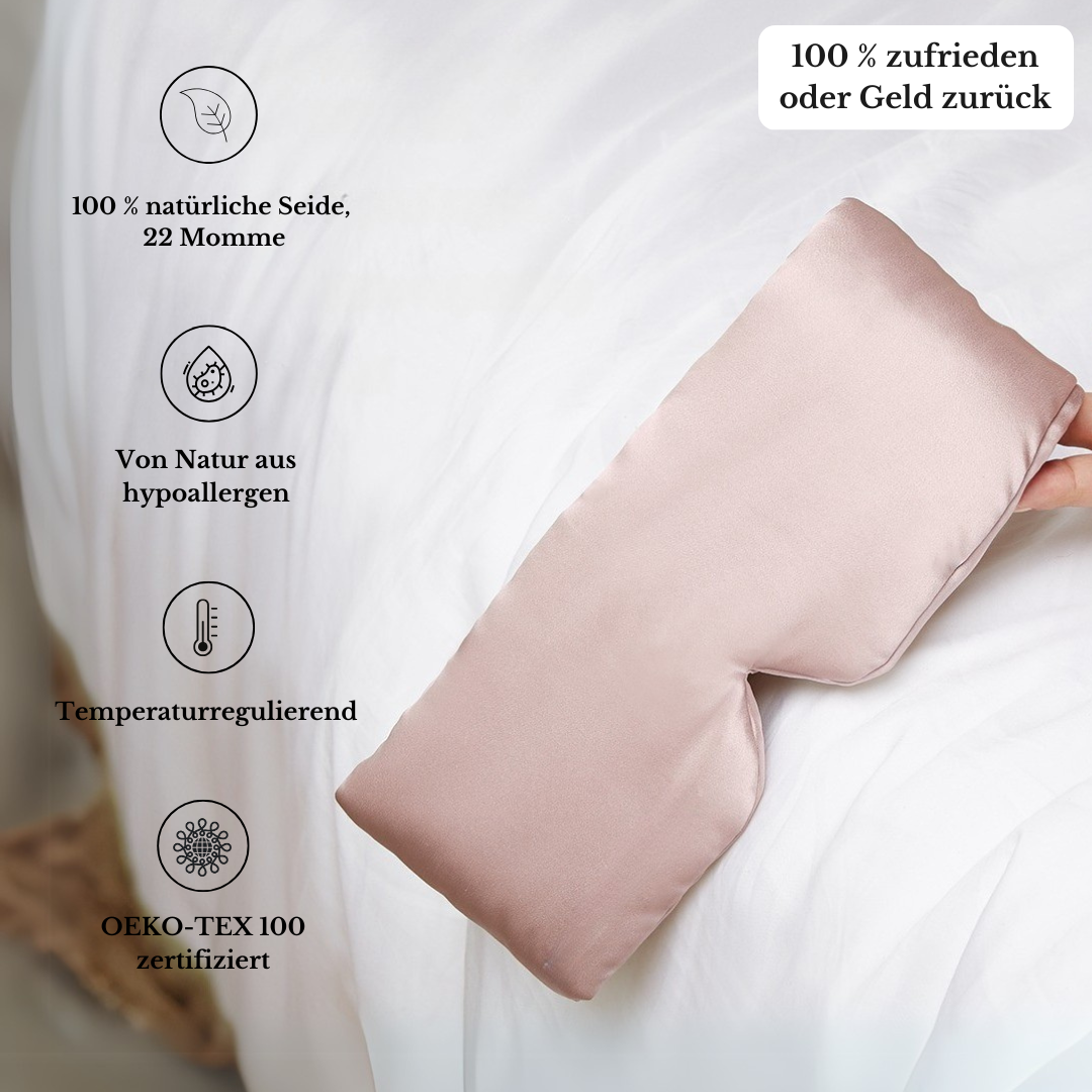 Schlafmaske aus Maulbeerseide