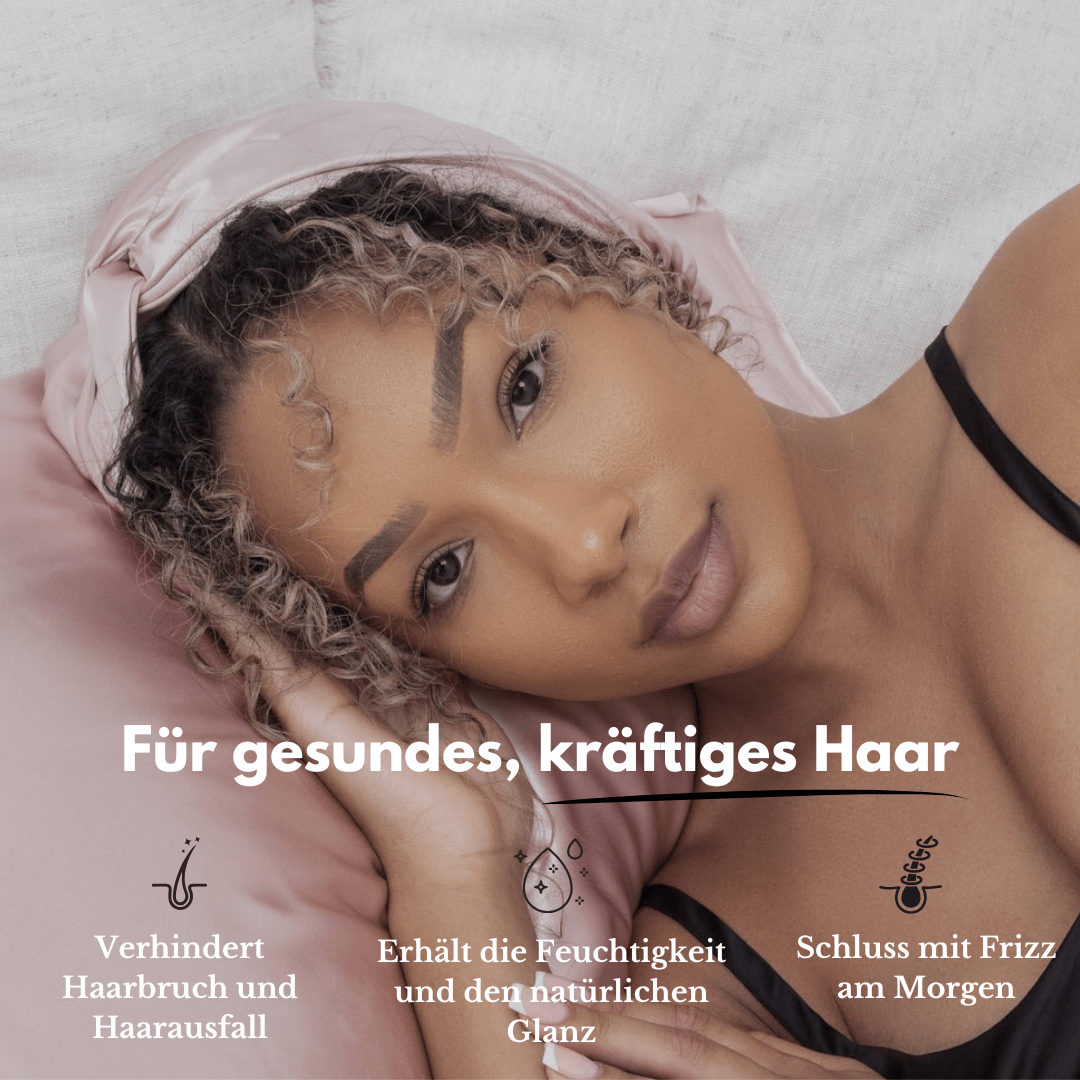 Nachtmütze aus 100 % Maulbeerseide 