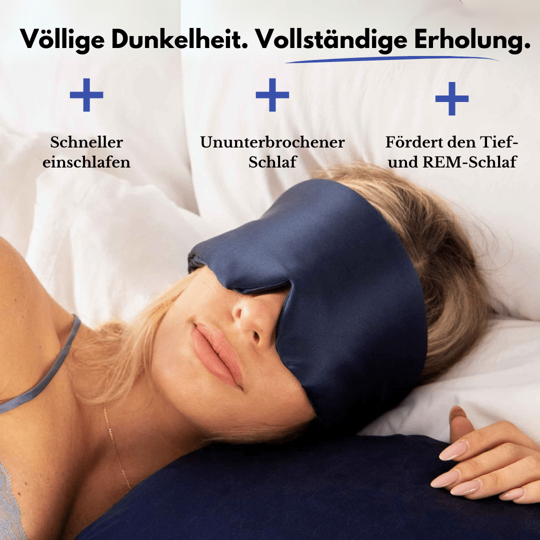 Nachtmaske aus Maulbeerseide 