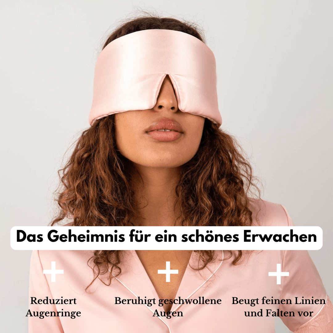 Nachtmaske aus Maulbeerseide 