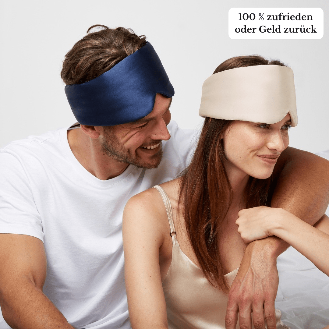 Nachtmaske aus Maulbeerseide 