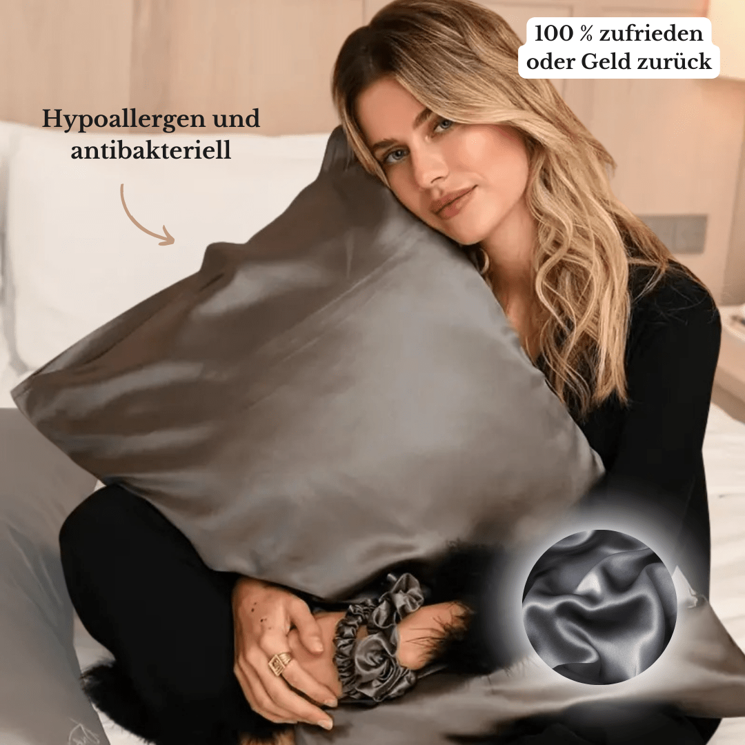Kissenbezug aus 100 % Maulbeerseide 