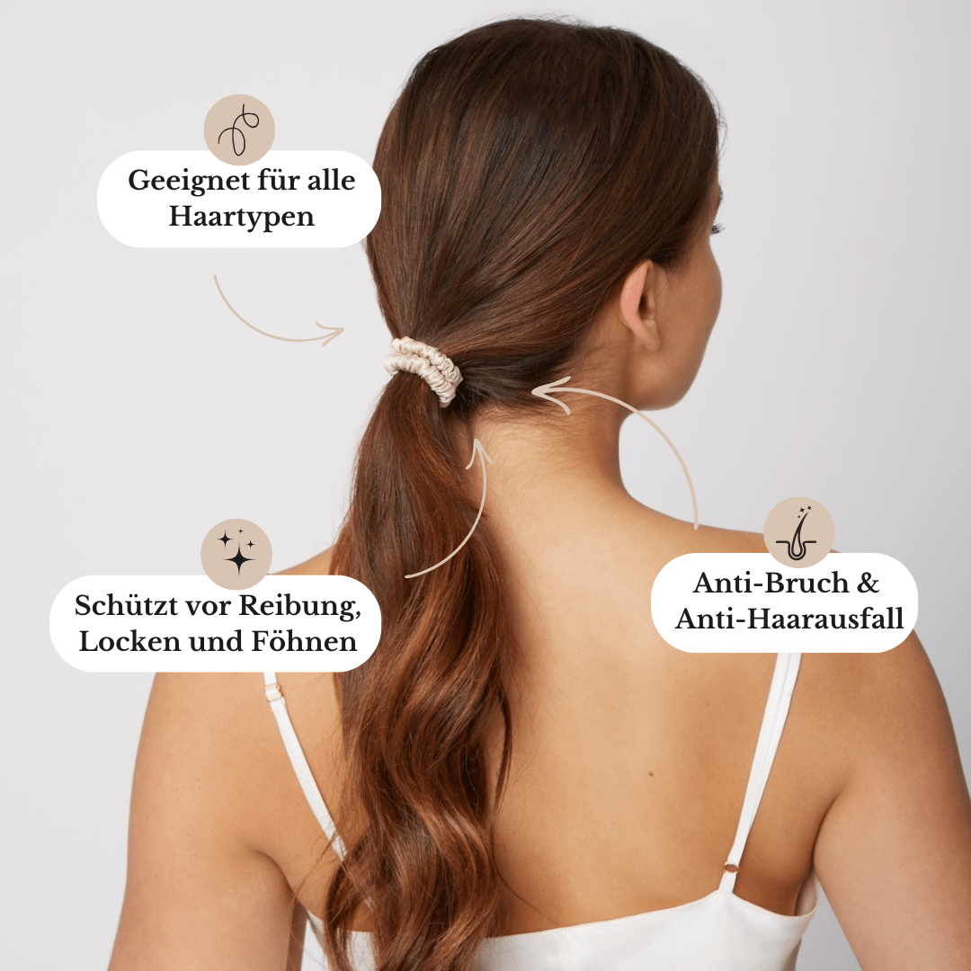 Kleines Haargummi aus 100 % Seide